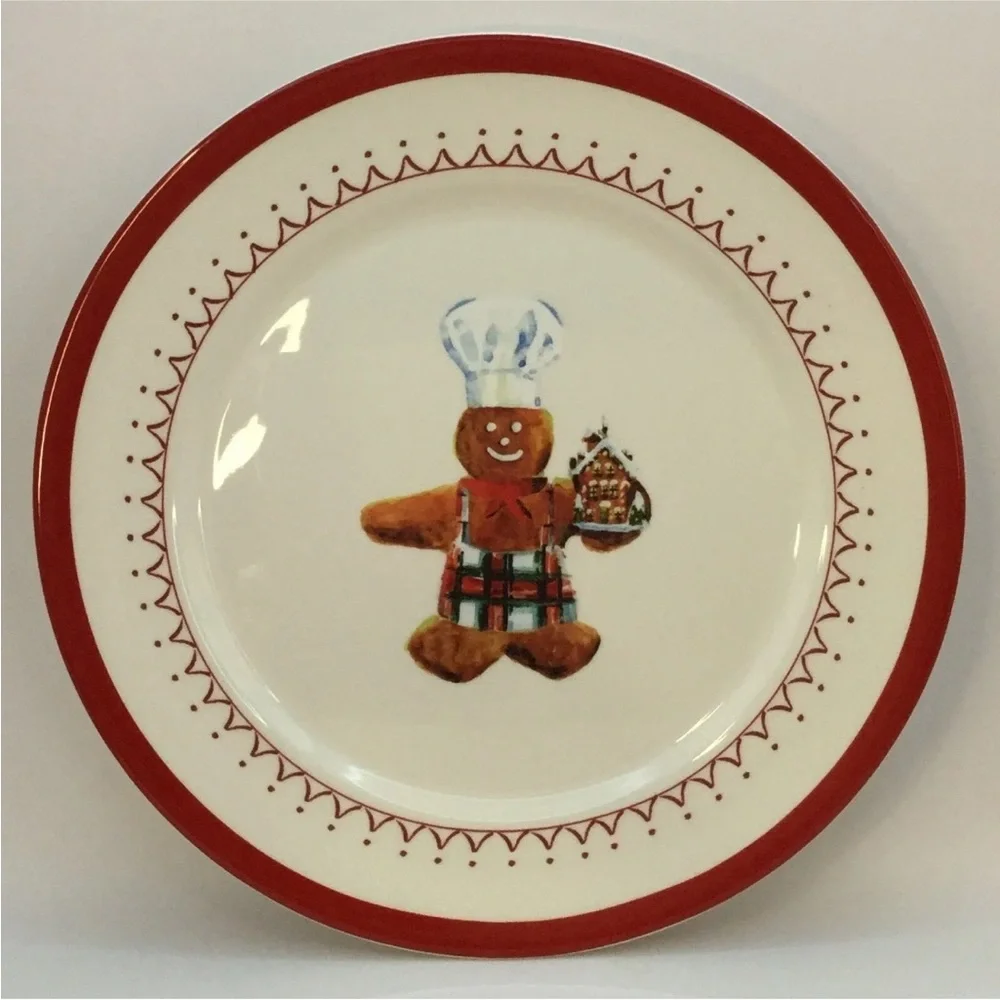 Williams Sonoma Christmas Icon Plates